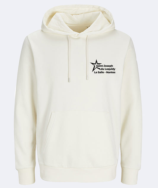 Sweat à capuche: surnom brodé au dos