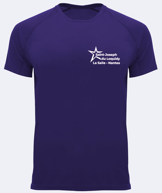 T-shirt sport respirant: surnom au dos