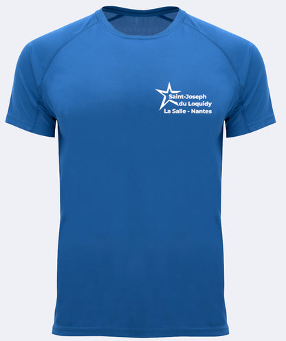 T-shirt sport respirant: surnom au dos